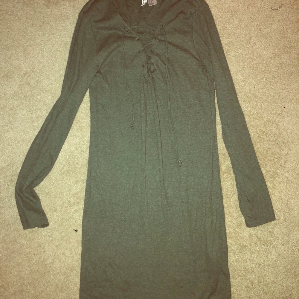 H & M Olive Colored Dress